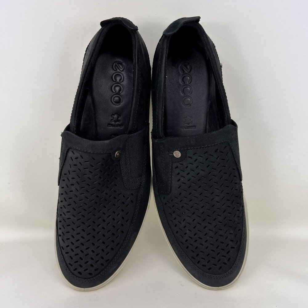 Ecco Collin 2.0 Slip On Perforated Leather Shoe Men’s Size 9 / EUR Size 43 - Picture 7 of 9